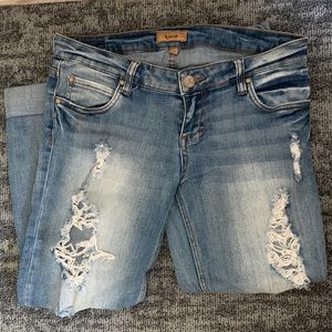 STS Blue Cropped Boyfriend Cut Jeans